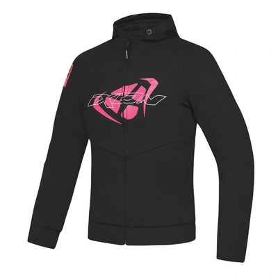 Ixon Womens Touchdown Hoodie - Black/Pink