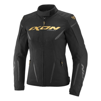 Ixon Striker 2 Womens Motorcycle Jacket - Black/Gold