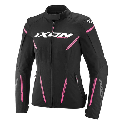 Ixon Striker 2 Womens Motorcycle Jacket - Black/Pink
