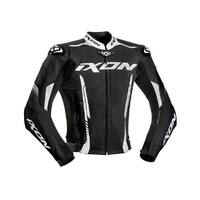 Ixon Vortex 2 Leather Jacket - Black/White