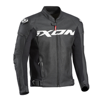 Ixon Sparrow Leather Jacket - Black/White