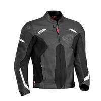 Ixon Rhino Black White Leather Jacket