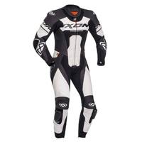 Ixon Jackal 1 Piece Leather Suit - Black/White