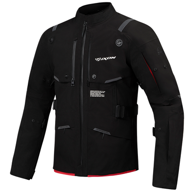 Ixon M-Skeid Jacket - Black/Neon Red