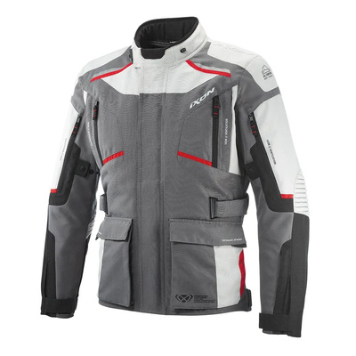 Ixon Midgard Adventure Jacket - Grey/Black/Red