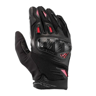Ixon Rise Air 2 Motorcycle Gloves - Black/Red