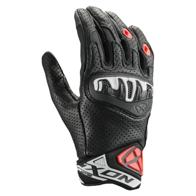 Ixon Mirage Leather Glove - Black White Red