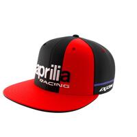 Ixon Aprilia 2023 Flat Cap - Fluorescent Red/Black