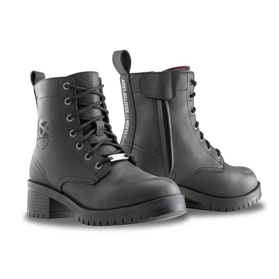 Ixon Krafter Waterproof Womens Motorcycle Boots - Black