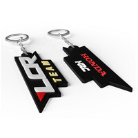 Ixon LCRT 2022 Rubber Keychain - Black/White/Red