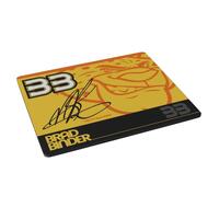 Ixon Brad Binder 33 2020 Plate - Orange/White/Black