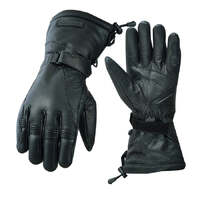 Johnny Reb Otway Waterproof Winter Leather Gloves - Black
