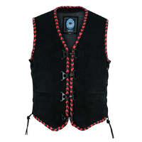 Johnny Reb Springbrook Suede Vest - Black