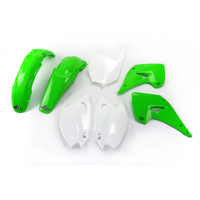 UFO Plastics Kit - Kawasaki - KX125/250 03-21 - OEM 