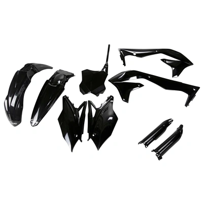UFO Full Plastics Kit - Kawasaki  KX450F 16-17 - Black