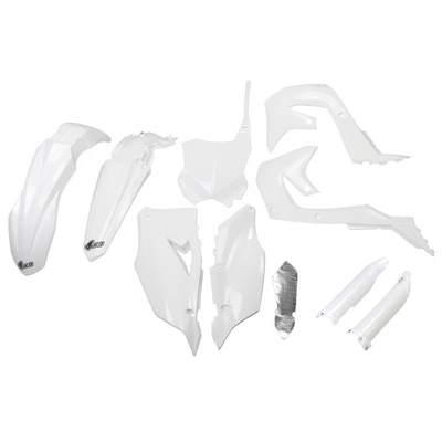 UFO Full Plastics Kit - Kawasaki  KX250F 21-23/KX450F 19-23 - White
