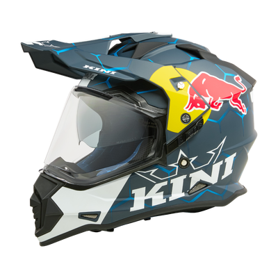 Oneal 2027 Adventure Kini Red Bull Helmet - Blue/White