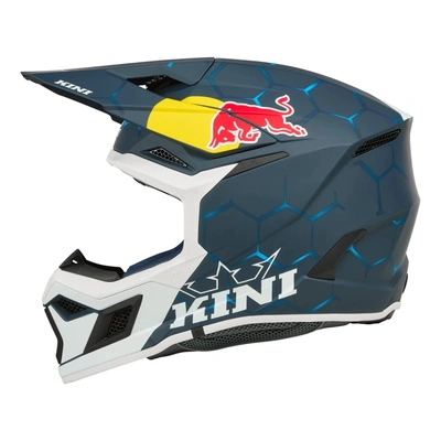 Oneal 2027 MX3 Kini Red Bull Youth Helmet - Blue/White
