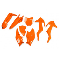UFO KTM Plastics Kit SX/SXF 16-18 (Excl SX250 16) 2016-2018 - Fluro Orange