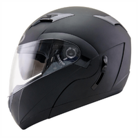 KYT Convair Flip Up Modular Helmet - Matte Black