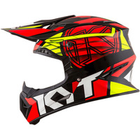 KYT Jump Shot #1 Helmet - Black/Red/Yellow