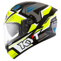 KYT Nf-R Artwork Helmet (With Pinlock) - Yellow/Grey