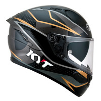 KYT NF-R Davo Replica Helmet - Black/Grey/Gold