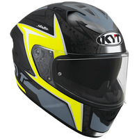 KYT NF-R Mindset Helmet - Matte Athracite/Yellow