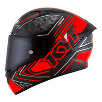 KYT Nx Race Carb Prisma Helmet - Red