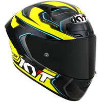 KYT NZ Race Competition Helmet - Yellow/Carbon
