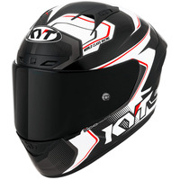 KYT NZ Race Competition Helmet - White/Carbon
