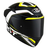 KYT TT-Course Grand Prix Helmet - Black/Yellow
