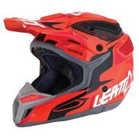 Leatt GPX 5.5 Graphic Helmet - Black/Orange/Red