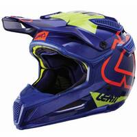 Leatt GPX 5.5 V15 Blue Lime Helmet