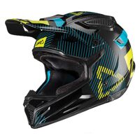 Leatt GPX 4.5 Helmet - Black/Lime
