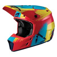 Leatt Youth GPX 3.5 Helmet - Red/Lime