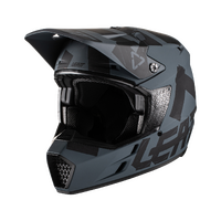 Leatt 2022 Moto 3.5 V22 Ghost Helmet - Grey/Black