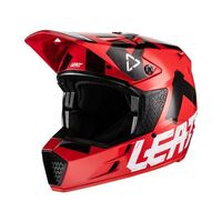 Leatt 2022 Moto 3.5 Red Helmet