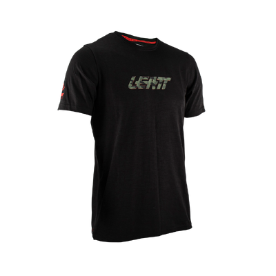 Leatt Camo Print T-Shirt - Black