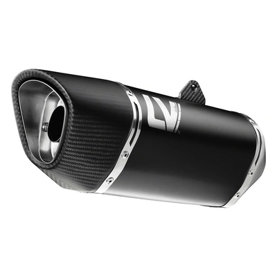 Leovince Lv-14 R Black Edition Full System Exhaust for Triumph Street Triple 765 R/Rs/A2 '23-24 - Stainless Black
