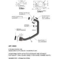 LeoVince Header Pipes - Stainless - KTM 390 Adventure 20-23|Husqvarna Svartpilen 401|Vitpilen 401 20-23