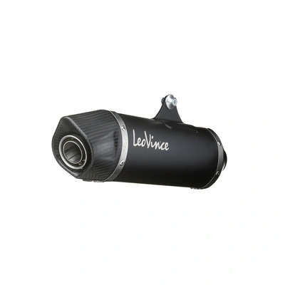 Leovince Nero Slip On Exhaust for Suzuki Sv 650/X '18-23 - Stainless Black
