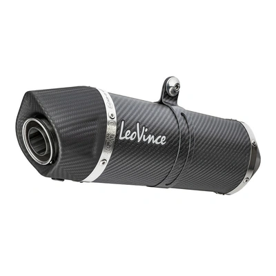 Leovince Lv One Evo Carbon Fiber Slip On Exhaust for Kawasaki Zx-6R Ninja '19-20 - Carbon Fibre