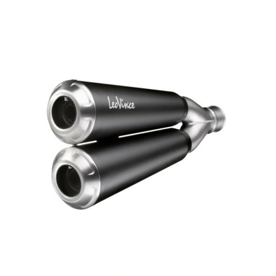 Leovince Gp Dual Slip On Exhaust for Suzuki Sv 650/X '18-23 - Stainless