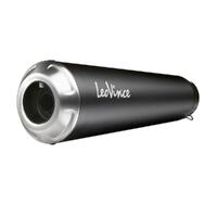 LeoVince GP One Slip On Silencer - Stainless Black - KTM Duke 125 17-20|390 17-23|RC 125|390 17-20