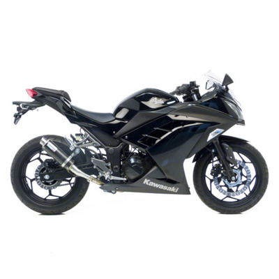 LeoVince Lv Slip-On - Gp Corsa - Carbon - Ninja 250&gt;300 / Z 250&gt;300 13&gt;16