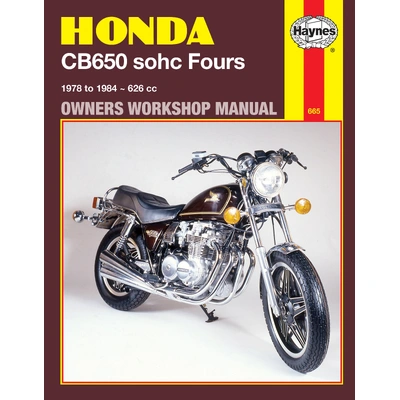 Haynes Repair Manual - Honda CB650 SOHC Fours 78-84