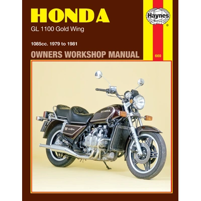 Haynes Repair Manual - Honda GL1100 Gold Wing 79 81