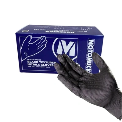 MOTOMUCK BLACK GLOVES LG (100)