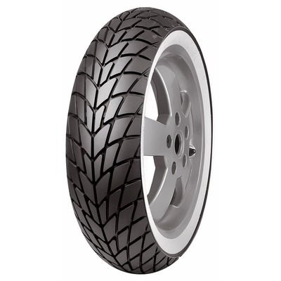 Mc20 Monsum 120/70-12 58P Ww - Scooter White Wall Front/Rear Mud/Wet Dot